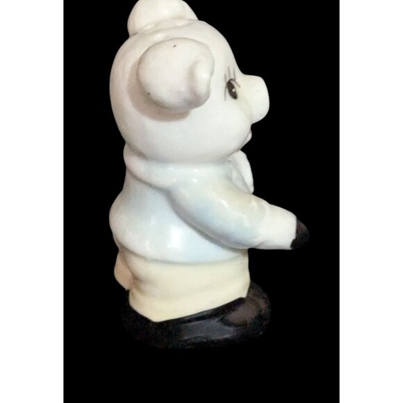 Vintage Ceramic Pig Pepper Shaker Replacement 3" Adorable Kitchen Décor - Picture 3 of 8